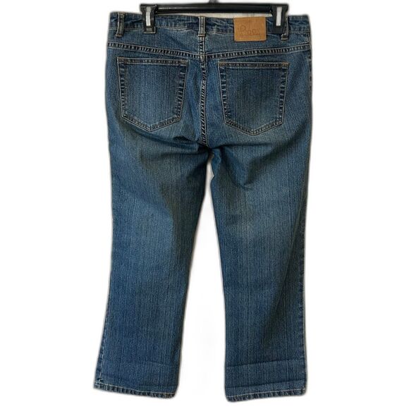 Lilly Pulitzer Capri Jeans Women’s Size 8 Denim Embroidered Parrots and Flower - Picture 2 of 12